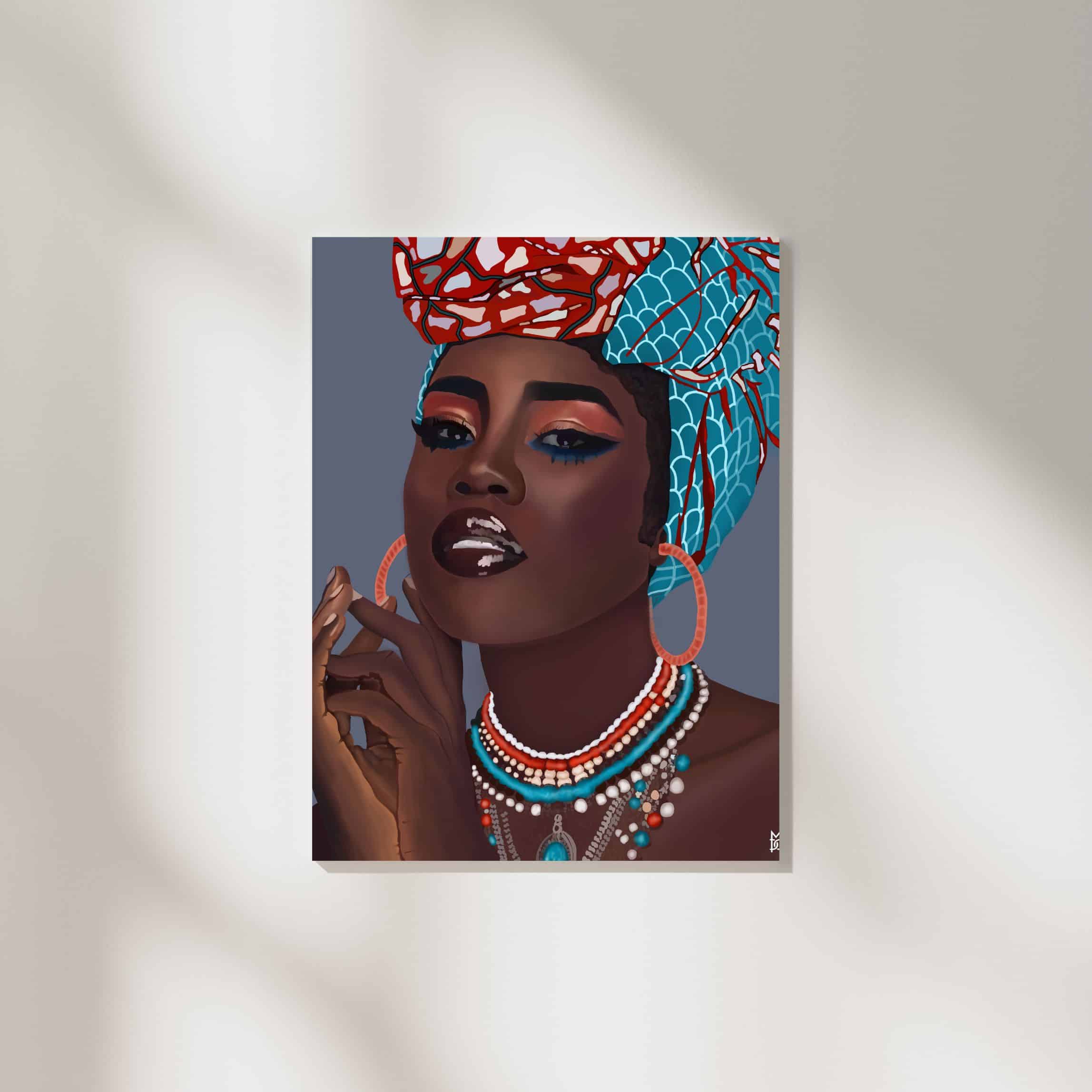 Brown Skin Beauty - Nigerian Attire